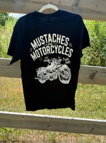 Mustache and Motorcycle