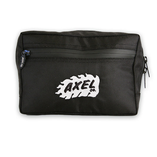 Black Canvas Motorcycle Bar Bag
