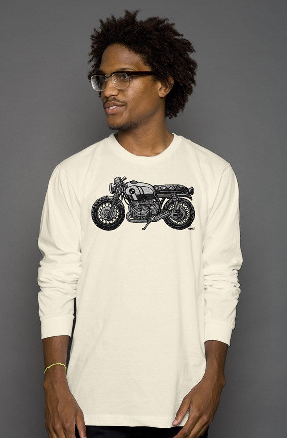 Vintage BMW Motorcycle by Henri Long Sleeve T-Shirt