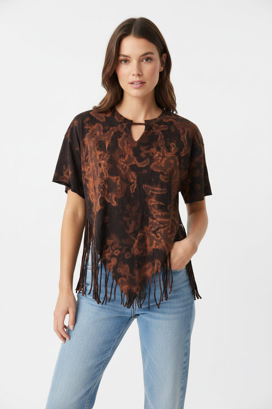 Vintage bleach dyed T-shirt