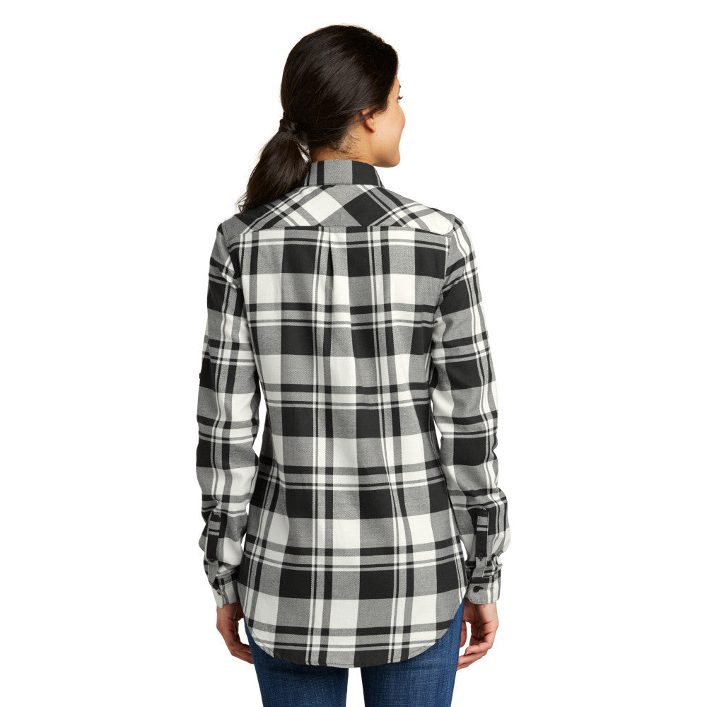 Open Road Girl Ladies Plaid Flannel Tunic, 4 COLORS
