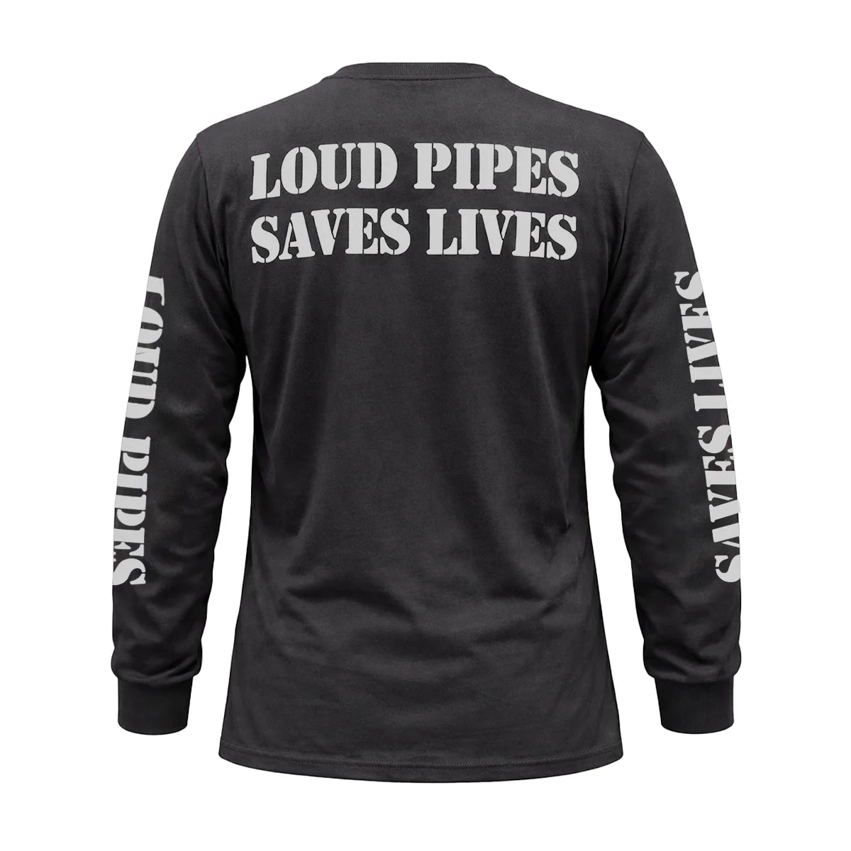Loud Pipes Save Lives - Men's Long Sleeve Biker Tee