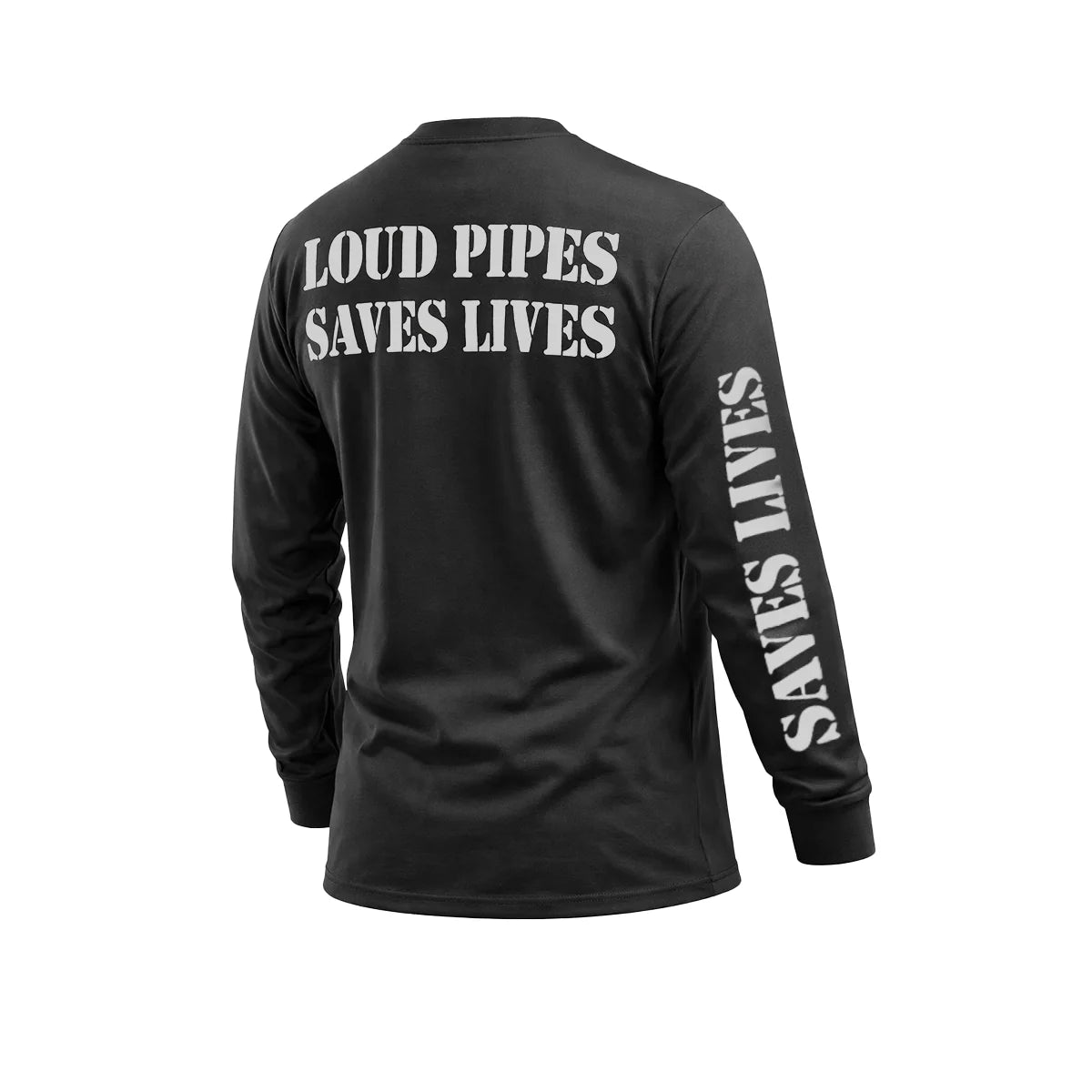 Loud Pipes Save Lives - Men's Long Sleeve Biker Tee
