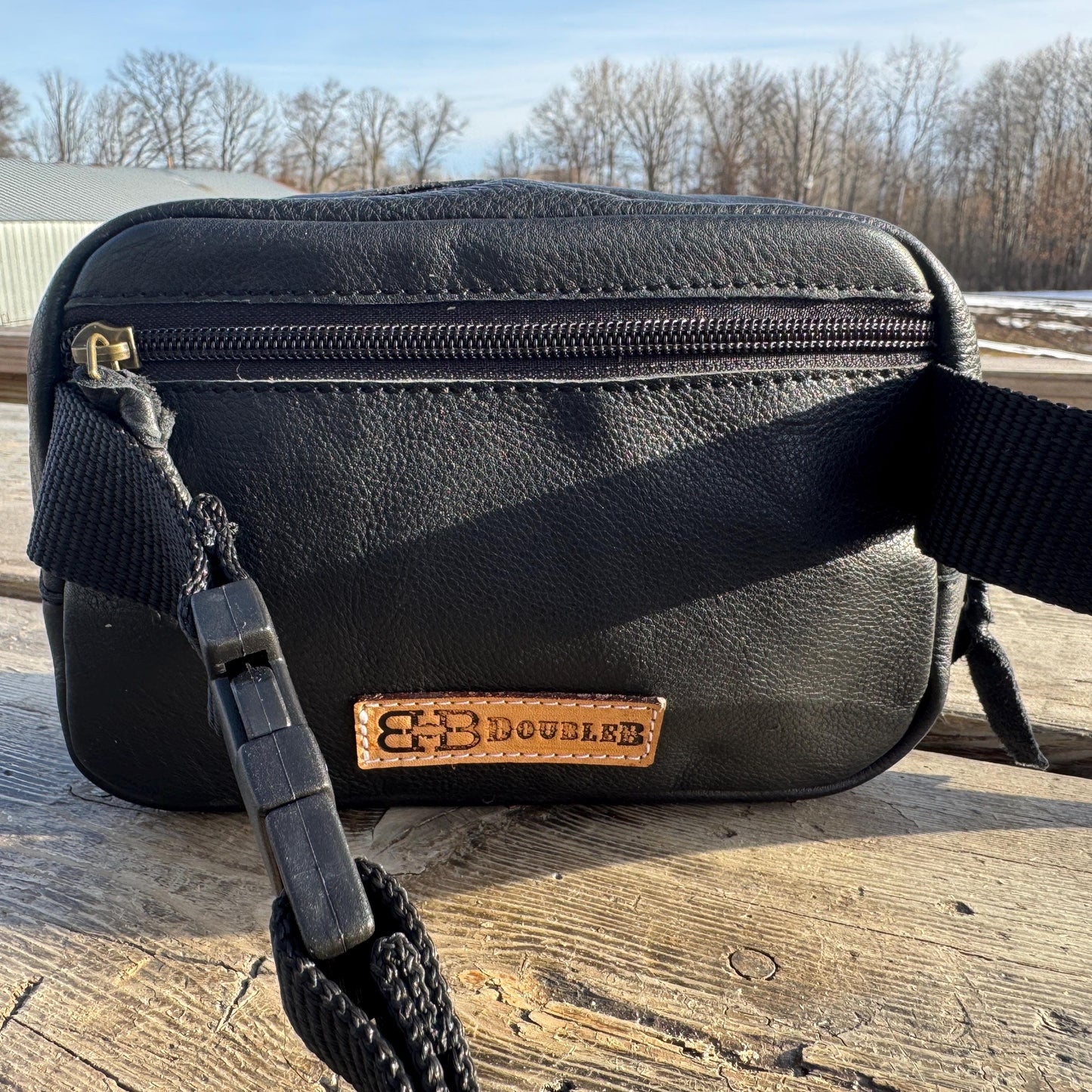 Genuine Leather Tooled Western Everywhere Belt Bag