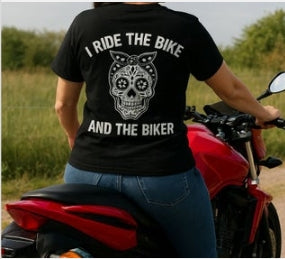 I Ride The Bike And The Biker